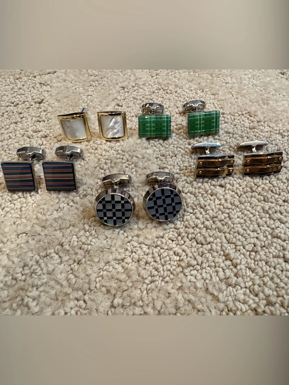 Assorted Men's Cufflink lot (5 pairs)